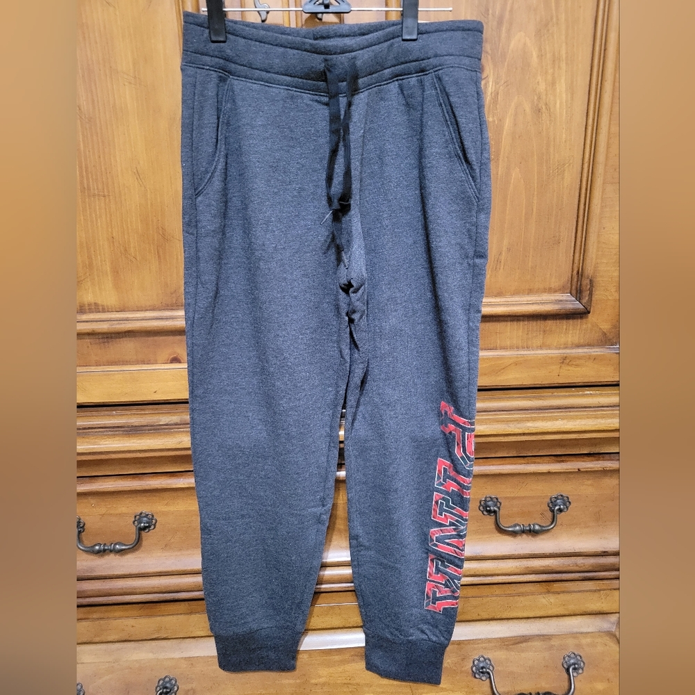 NWT, PINK skinny jogger, gray and red, size medium